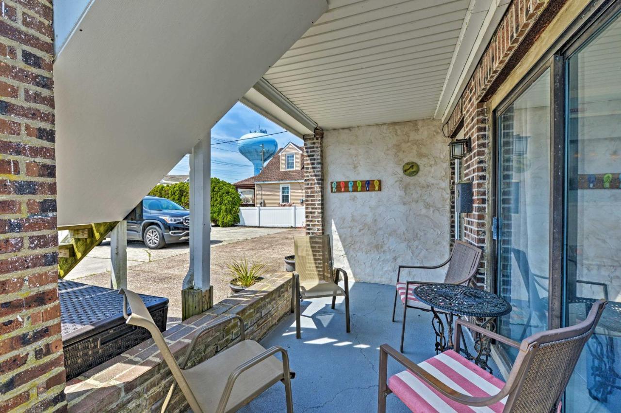 Walk To Beach Coastal Brigantine Condo With Patio! Exterior photo