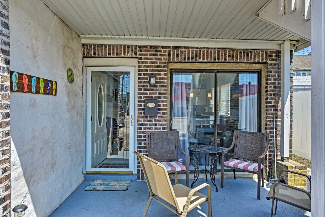Walk To Beach Coastal Brigantine Condo With Patio! Exterior photo