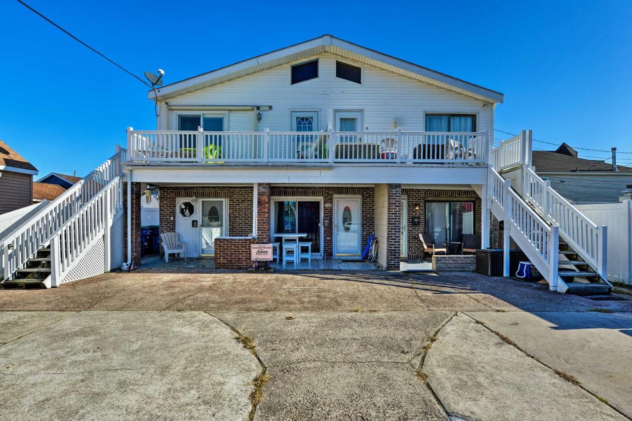 Walk To Beach Coastal Brigantine Condo With Patio! Exterior photo